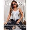 image:imageAvidlove Halter Tops for Women Mesh Tank Top Sexy Camisoles Y2K Crop Top Going Out Tops Trendy Summer Tops OutfitsWhite