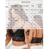 image:imageAvidlove Lace Bralette for Women Lingerie Spaghetti Adjustable Strap Tank Camisole Crop Top1black