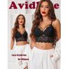 image:imageAvidlove Lace Bralette for Women Lingerie Spaghetti Adjustable Strap Tank Camisole Crop Top1black