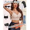 image:imageAvidlove Lace Bralette for Women Lingerie Spaghetti Adjustable Strap Tank Camisole Crop TopBeige