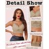 image:imageAvidlove Lace Bralette for Women Lingerie Spaghetti Adjustable Strap Tank Camisole Crop TopKhaki