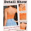 image:imageAvidlove Lace Bralette for Women Lingerie Spaghetti Adjustable Strap Tank Camisole Crop TopOrange
