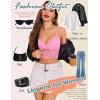 image:imageAvidlove Lace Bralette for Women Lingerie Spaghetti Adjustable Strap Tank Camisole Crop TopPeach Pink