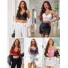 image:imageAvidlove Lace Bralette for Women Lingerie Spaghetti Adjustable Strap Tank Camisole Crop TopWhite