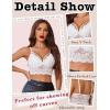 image:imageAvidlove Lace Bralette for Women Lingerie Spaghetti Adjustable Strap Tank Camisole Crop TopWhite