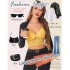 image:imageAvidlove Lace Bralette for Women Lingerie Spaghetti Adjustable Strap Tank Camisole Crop TopYellow