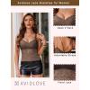 image:imageAvidlove Lace Bralette for Women V Neck Camisole Lingerie Spaghetti Strap Tube Slim Tank TopBrown