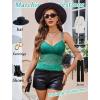 image:imageAvidlove Lace Bralette for Women V Neck Camisole Lingerie Spaghetti Strap Tube Slim Tank TopCeramic Green