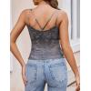 image:imageAvidlove Lace Bralette for Women V Neck Camisole Lingerie Spaghetti Strap Tube Slim Tank TopGray