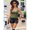 image:imageAvidlove Lace Bralette for Women V Neck Camisole Lingerie Spaghetti Strap Tube Slim Tank TopGreen
