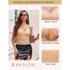 image:imageAvidlove Lace Bralette for Women V Neck Camisole Lingerie Spaghetti Strap Tube Slim Tank TopNude