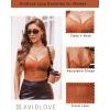 image:imageAvidlove Lace Bralette for Women V Neck Camisole Lingerie Spaghetti Strap Tube Slim Tank TopOrange