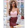image:imageAvidlove Lace Bralette for Women V Neck Camisole Lingerie Spaghetti Strap Tube Slim Tank TopPink