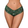 image:imageAvidlove Lace Panties for Women Rhinestone Cheeky Briefs Criss Cross String Hipster UnderwearDark Green
