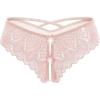 image:imageAvidlove Lace Panties for Women Rhinestone Cheeky Briefs Criss Cross String Hipster UnderwearLight Pink