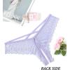 image:imageAvidlove Lace Panties for Women Rhinestone Cheeky Briefs Criss Cross String Hipster UnderwearLilac