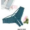 image:imageAvidlove Lace Panties for Women Rhinestone Cheeky Briefs Criss Cross String Hipster UnderwearPeacock Blue