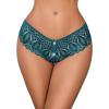image:imageAvidlove Lace Panties for Women Rhinestone Cheeky Briefs Criss Cross String Hipster UnderwearPeacock Blue