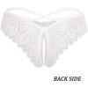image:imageAvidlove Lace Panties for Women Rhinestone Cheeky Briefs Criss Cross String Hipster UnderwearWhite