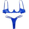 image:imageAvidlove Lingerie Set For Women Lace Bra and Panty Set Sexy Underwire Lingerie SetBlue