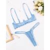 image:imageAvidlove Lingerie Set For Women Lace Bra and Panty Set Sexy Underwire Lingerie SetLight Blue