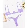 image:imageAvidlove Lingerie Set For Women Lace Bra and Panty Set Sexy Underwire Lingerie SetLilac