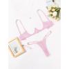 image:imageAvidlove Lingerie Set For Women Lace Bra and Panty Set Sexy Underwire Lingerie SetPink