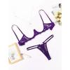 image:imageAvidlove Lingerie Set For Women Lace Bra and Panty Set Sexy Underwire Lingerie SetPurple
