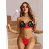 image:imageAvidlove Lingerie Set For Women Lace Bra and Panty Set Sexy Underwire Lingerie SetRed
