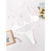 image:imageAvidlove Lingerie Set For Women Lace Bra and Panty Set Sexy Underwire Lingerie SetWhite
