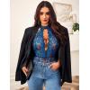 image:imageAvidlove Lingerie for Women Halter Lace Bodysuit V Neck Teddy One Piece Babydoll NightgownBlack Blue