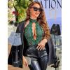image:imageAvidlove Lingerie for Women Halter Lace Bodysuit V Neck Teddy One Piece Babydoll NightgownBlack Green