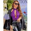 image:imageAvidlove Lingerie for Women Halter Lace Bodysuit V Neck Teddy One Piece Babydoll NightgownBlack Purple