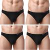 image:imageAvidlove Mens Bikini Underwear Low Rise Briefs Microfiber Underpants 4 PackBlack