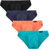 image:imageAvidlove Mens Bikini Underwear Low Rise Briefs Microfiber Underpants 4 PackBlack2navy BlueOrangeBlue