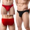 image:imageAvidlove Mens Bikini Underwear Low Rise Briefs Microfiber Underpants 4 PackBlackRed