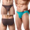 image:imageAvidlove Mens Bikini Underwear Low Rise Briefs Microfiber Underpants 4 PackBlueBrownGreyPurple