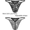 image:imageAvidlove Mens Lace Thong Sexy Low Rise Tback Gstring Comfortable Mens Thong Underwear 14 PackBlack