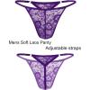 image:imageAvidlove Mens Lace Thong Sexy Low Rise Tback Gstring Comfortable Mens Thong Underwear 14 PackPurple