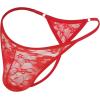 image:imageAvidlove Mens Lace Thong Sexy Low Rise Tback Gstring Comfortable Mens Thong Underwear 14 PackRed
