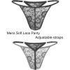 image:imageAvidlove Mens Lace Thong Sexy Low Rise Tback Gstring Comfortable Mens Thong Underwear 14 PackWine Redblackgray