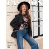 image:imageAvidlove Mesh Top for Women Long Sleeve See Through Shirt Mock Neck Sheer Blouse Clubwear Party XS3XLBf298