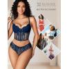 image:imageAvidlove Panties for Women Lace Thongs Cross Back Tanga Sexy Cheeky Low Waist Bikinis UnderwearBlackwhitenavy Bluered