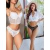 image:imageAvidlove Panties for Women Lace Thongs Cross Back Tanga Sexy Cheeky Low Waist Bikinis UnderwearBlackwhitenavy Bluered