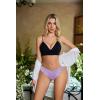 image:imageAvidlove Panties for Women Lace Thongs Cross Back Tanga Sexy Cheeky Low Waist Bikinis UnderwearLilac