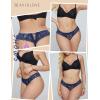 image:imageAvidlove Panties for Women Lace Thongs Cross Back Tanga Sexy Cheeky Low Waist Bikinis UnderwearNavy Blue