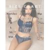 image:imageAvidlove Panties for Women Lace Thongs Cross Back Tanga Sexy Cheeky Low Waist Bikinis UnderwearNavy Blue