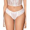image:imageAvidlove Panties for Women Lace Thongs Cross Back Tanga Sexy Cheeky Low Waist Bikinis UnderwearWhite