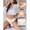 image:imageAvidlove Panties for Women Lace Thongs Cross Back Tanga Sexy Cheeky Low Waist Bikinis UnderwearWhite