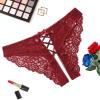 image:imageAvidlove Panties for Women Sexy Cheeky Underwear Criss Cross Lace Hipster PantyBlack burgundy lavender